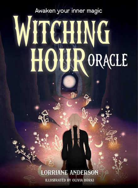 Witching Hour Oracle | Higher Self | Wisdom Courage | Book of Shadows | 39 Card Deck & Booklet