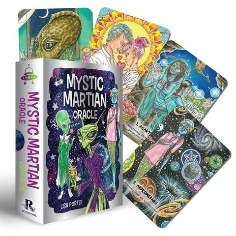 Mystic Martian Oracle | Sky Beings |  Extra-Terrestrial | Aliens | Self-Awareness & Enlightenment | 40 Card Deck & Booklet