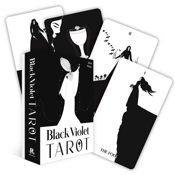 Black Violet Tarot | Black & White | Inspiration | Self-Expression | 80 Card Deck & Booklet