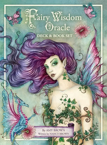 Fairy Wisdom Oracle | Charming Fairies, Angels, Dragons, Elves, & Other Elemental Guides | 64 Card Deck & Booklet