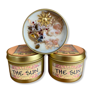 The Sun Candle | Warm Citrus Scent | Soy Wax | Vegan