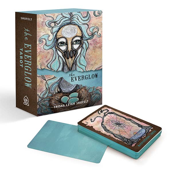 The Everglow | Complete Divination System | Tarot, Elements, Astrology, Numerology, & Animal Symbolism | 78 Card Deck & Booklet