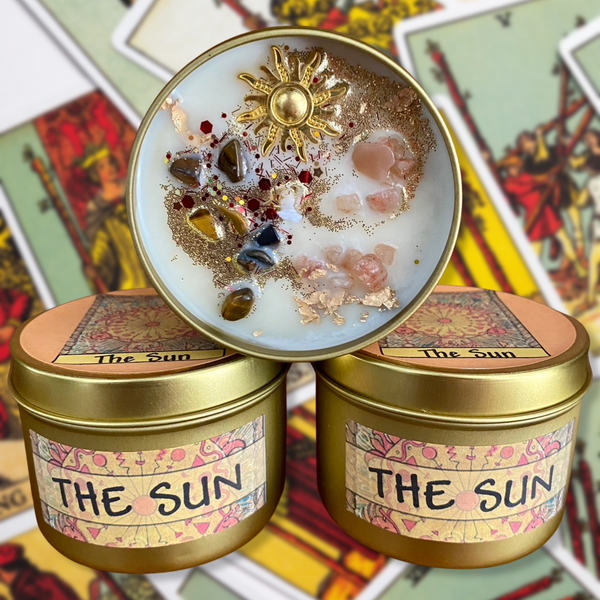 The Sun Candle | Warm Citrus Scent | Soy Wax | Vegan