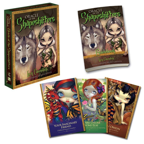 Oracle of the Shapeshifters | Mystical Allies | Magickal Familiars | Shamans, Witches, Wizards, & Wise | 45 Card Deck & Booklet