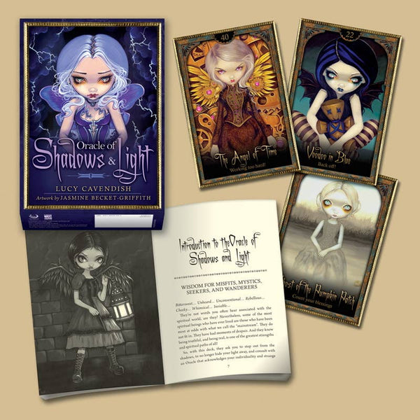 Oracle of Shadows & Light | Fairies, Sassy Witches, Cheeky Ghosts, & Brazen Beings | Magickal Messengers of Mysterious Dreams  | 45 Card Deck & Booklet