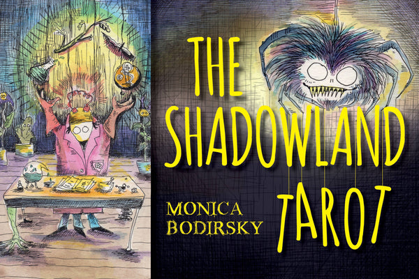 Shadowland Tarot | Playful and Quirky Ink and Watercolor Creatures | Shadow Work | 78 Card Deck & Booklet