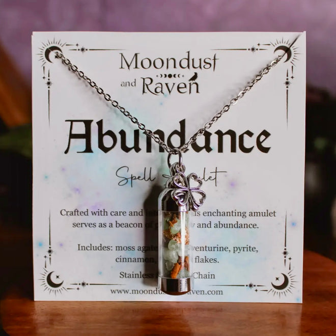 Spell Jar Amulet Necklaces