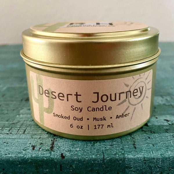 Desert Journey Candle
| Amber & Musk Scent |
Vegan | 6 oz