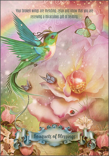 Hummingbird Wisdom Oracle | Mystical World of the Hummingbird | Expanded Messages, Affirmations, and Exercises to Deepen your Personal growth | 44 Card Deck & Booklet