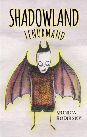 Shadowland Lenormand | Playful and Quirky Ink and Watercolor Creatures | Shadow Work | 36 Card Deck & Booklet