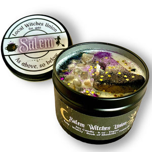 Salem Witches Union Candle | Rose & Whiskey Scent