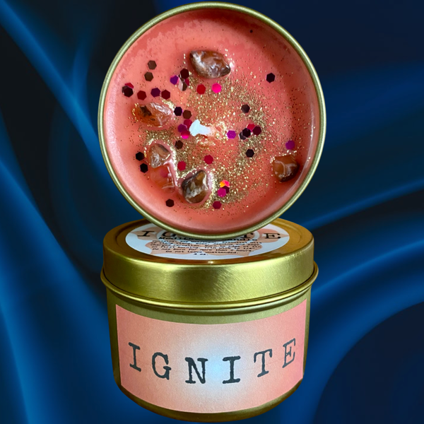 Ignite Sacral Chakra Candle 
Soy/Vegan