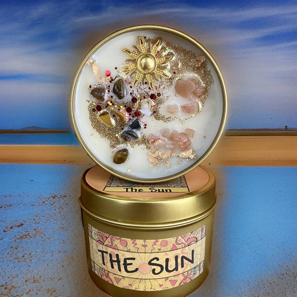 The Sun Candle | Warm Citrus Scent | Soy Wax | Vegan