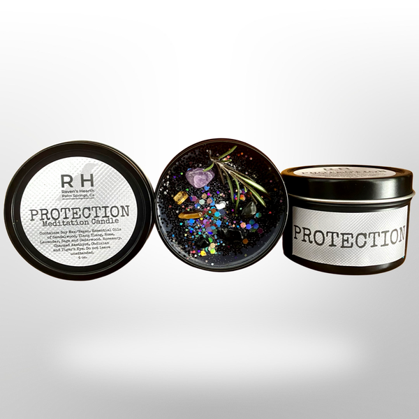 Protection Candle | Sandalwood & Lavender | Vegan