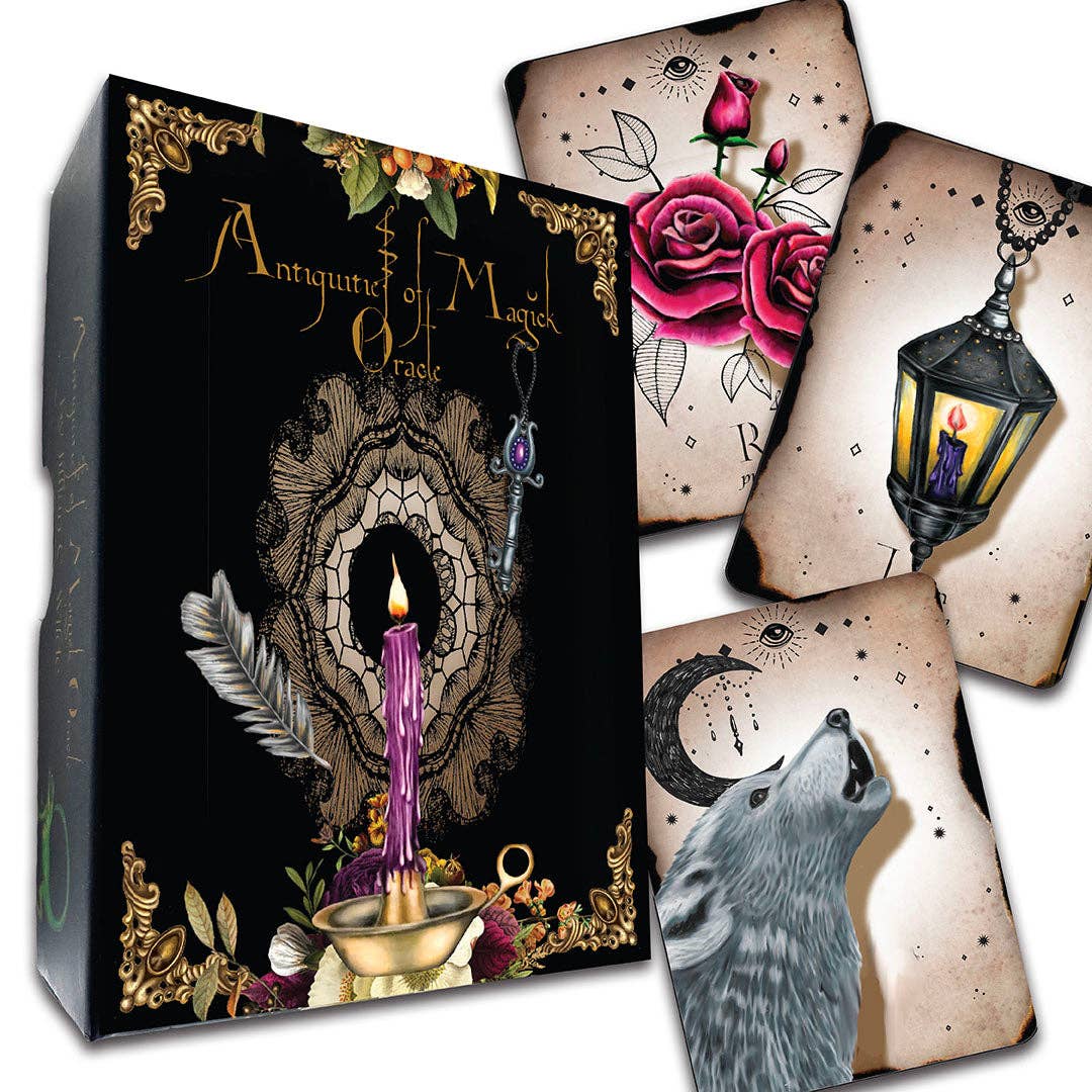 Antiquities of Magick Oracle | Pocket Size | Authentic Indie Deck | 54 Card Deck & Booklet