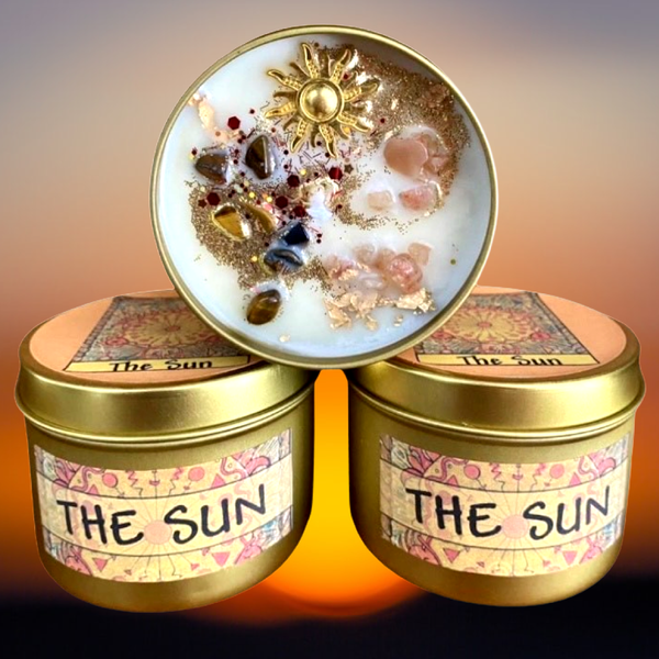 The Sun Candle | Warm Citrus Scent | Soy Wax | Vegan