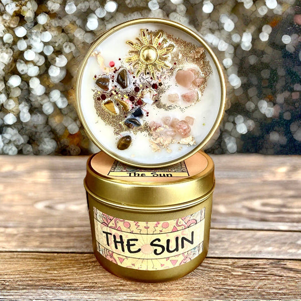 The Sun Candle | Warm Citrus Scent | Soy Wax | Vegan