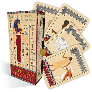 Egyptian Star Oracle | 2400 BCE  |  Decans of Egyptian Astrology | 42 Card Deck, Booklet, & Eye of Horus Amulet