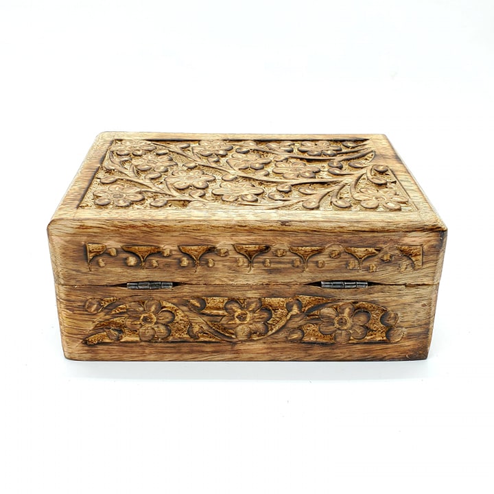 Wooden jewelry Viperfish box | popular Creepy box | Tarot box | box for deck | vintage box